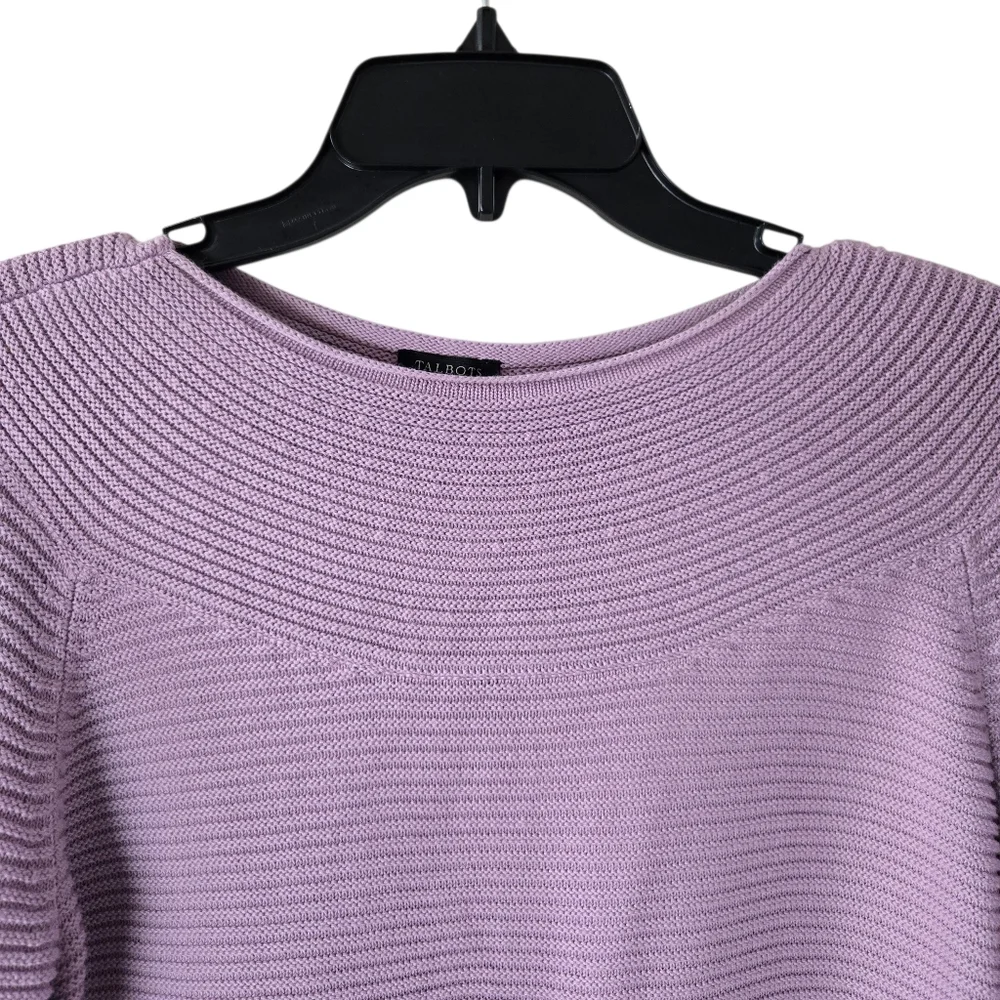 Talbots Lavender Purple Ribbed Knit Sweater‎